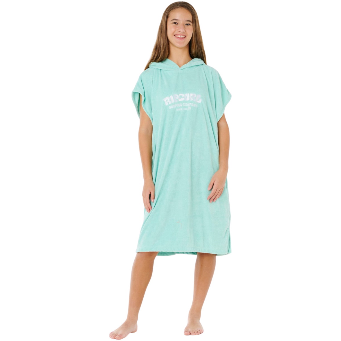 2026 Rip Curl Junior Classic Surf Hette Poncho Håndkle 00CGTO - Teal